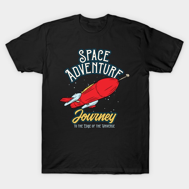 Space Adventure T-Shirt by CyberpunkTees